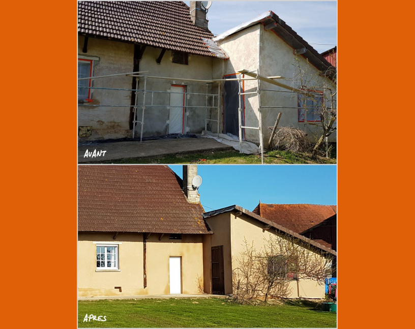 Rénovation de façade maison